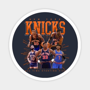 New York Knicks All Time Starting Five Magnet